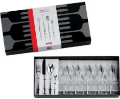 Alessi Nuovo Milano Besteckset, 75 teilig, Messer mit Zylinderblock