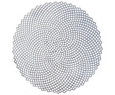 Tischsets Occasions, Metallic, silberfarben A5 Mosaik Silber