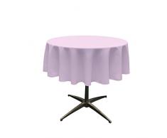 La Bettwäsche Poplin Polyester-Tischdecke, Polyester, Lilac, 129.5 x 129.5 x 0.04 cm