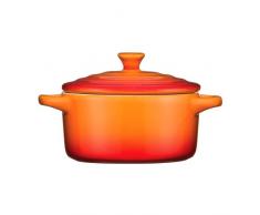 Premier Housewares OvenLove Auflaufform, Abgestuft Orange Steinzeug, Mini, 230ml