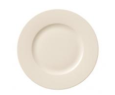 Villeroy & Boch 1041532640 For Me Frühstücksteller (Premium Porzellan, Artikeldurchmesser ca. 215 mm) weiß