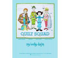 Amy Bradley Designs Squad Quilt Muster, blau, 14 x 21,6 cm