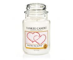 Yankee Candle Duftkerze im großen Jar, Snow in Love, Brenndauer bis zu 150 Stunden