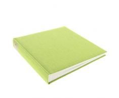 Goldbuch Fotoalbum, Summertime Trend, 25 x 25 cm, 60 weiße Seiten mit Pergamin-Trennblättern, Leinen, Hellgrün, 24805