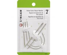 Singer 01025 Schwerlast-Haushalts-Handnadeln, 1 Leinwand, 1 Teppich, 1 Leder, 1 Säcke, 1 Segel, 2 Polsterungen