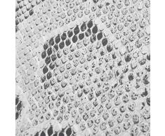 Venilia Klebefolie Material Optik Schlange Dekofolie Möbelfolie Tapeten selbstklebende Folie, PVC, ohne Phthalate, grau, 67,5 cm x 1,5m, 350µm (Stärke: 0,35 mm), 54877, 67,5 x 150 cm