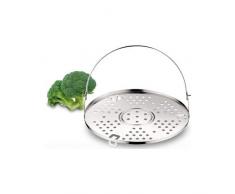 Lagostina Zubehör für Schnellkochtopf Grill, Edelstahl, Durchmesser 22 cm, Kapazität: 3,5/5/6/7/9 Liter