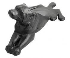 Esschert Design Türstopper, Türpuffer Motiv Hund aus Gusseisen, ca. 18 cm x 8,4 cm x 6,7 cm