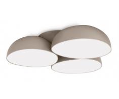Philips InStyle LED Deckenleuchte Stonez 12-flammig Plastik 2.5 W Grau 408298716