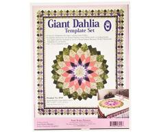Marti Michell 8949 Giant Dahlia Vorlagen-Set für Doppelbett, 137 cm