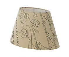 EGLO; my light; my style 1+1 VINTAGE Wandleuchte, Stoff, Beige/Braun