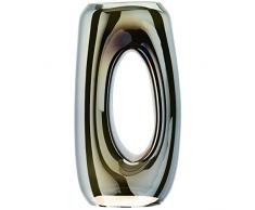 LSA International Eclipse Vase, 32 cm, Quecksilber, grau, H32cm