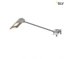 SLV TODAY PRO Displayleuchte I Wandleuchte, schwenkbare Display-Lampen, IP55, Outdoor, Außen-Leuchte, silber, Aluminium