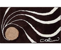 Grund COLANI Exklusiver Designer Badteppich 100% Polyacryl, ultra soft, rutschfest, ÖKO-TEX-zertifiziert, 5 Jahre Garantie, Colani 18, Badematte 80x150 cm, braun