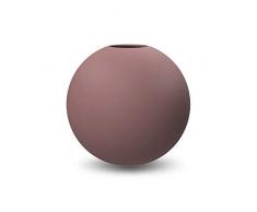 Cooee Design Ball Vase, Keramik, Cinder Rose, 10 cm