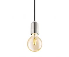EGLO YORTH Hängeleuchte Stahl 60 W, nickel-matt