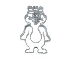 Städter Präge-Ausstecher Ausstechform, Edelstahl, Silber, 8 cm