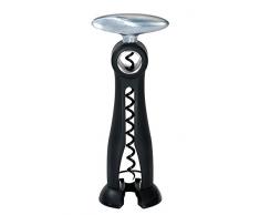 Peugeot 200244 Salma Korkenzieher mit Manschettenschneider, Kunststoff, 3,7 x 7,7 x 17,5 cm, schwarz