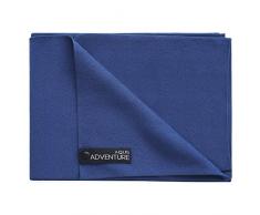 Hampton Brands Ltd Aquis Handtuch Adventure Extra große Mikrofaser, Microfaser, Blueberry, XL