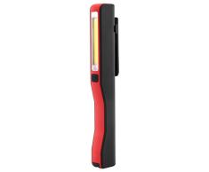 ANSMANN LED Werkstattlampe IL150B inkl. AAA Batterien - LED Arbeitsleuchte kabellos & magnetisch - Profi LED Arbeitslampe mit 150 Lumen - Universelle Inspektionsleuchte für Werkstatt, Camping & Auto
