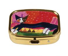 Fridolin 18277Â Rosina Wachtmeister Sofa Pillenbox Metall mehrfarbig 5,1Â x 3,6Â x 1,8Â cm