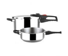 Magefesa Schnellkochtopf, Edelstahl, 4 + 6 l