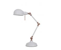 Design Tischleuchte, 9 W, Weiß