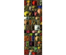 PLAGE 162260 Aufkleber für Küchen und Kühlschrank- Gewürze - Vinyl 180 x 0.1 x 59,5 cm, bunt