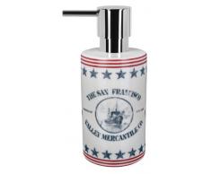 Spirella Seifenspender Tube | mit Pumpe | Flüssigseifen-Spender | Porzellan | 300ml | Langliebig und Robust | Watermill