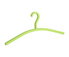 WENKO 64105100 Kleiderbügel Cubido, Jackenbügel, Garderobenbügel, 46 x 18 x 1,4 cm, grün