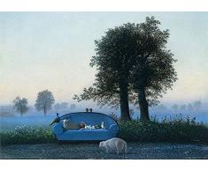 Image Conscious The Blue Sofa von Michael Sowa 69,8 x 50,2 cm Poster Kunstdruck