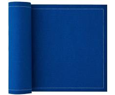 My Drap Stoff-Servietten auf Einer Rolle, 100 % Baumwolle, 32 cm x 32 cm, 12 Servietten pro Rolle königsblau