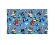 Offizielle Paw Patrol Super Pups Fleece-Decke, Überwurf, Blau Mighty Pups Design, super weiche Decke, perfekt für jedes Schlafzimmer