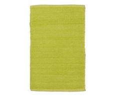 Monbeautapis Pflaume 500512 Chenille Teppich Baumwolle 80 x 50 cm, Baumwolle, Anis, 80x50x5 cm