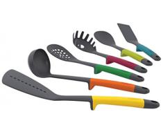 Joseph Joseph 10119 Elevate Küchenhelfer Set 6-teilig, Nylon, 39,5 x 33 x 6,5 cm, mehrfarbig