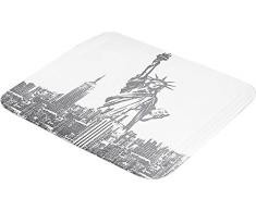 Meusch 2712977002 Duscheinlage Liberty, 55 x 55 cm, Platin