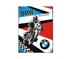 Nostalgic-Art 14324 BMW - MotorrÃ¤der, Magnet 8x6 cm