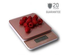 Taylor TYSCALER5GLD Digitale Küchenwaage mit Glasplattform in Geschenkbox, plastik