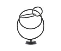 House Doctor Skulptur Kreise, schwarz, 32 x 19,5 cm