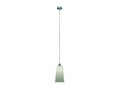 Reality Leuchten Pendel-/Hängeleuchte nickel matt/Glas weià gewischt / 1 x E27 max. 60W / ohne Leuchtmittel/o 15cm ABH - max. 130 cm R30551011