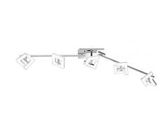 WOFI Spot, Metall, Integriert, 4.5 W, Chrom, 108.5 x 10 x 115 cm