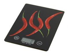 Wenko 25223100 Küchenwaage Slim Peperoni,14 x 1,2 x 19,5 cm, Mehrfarbig