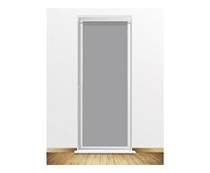 Soleil docre Scheibengardinen 70x200 cm Panama hellgrau