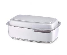 Fissler 020-725-36-023/0 Multi-Bräter magic edition, Bratentopf, auch als Pfanne, Auflaufform und Servierpfanne nutzbar, Backofen- und Spülmaschinengeeignet (bis 230°) 7l, 36cm