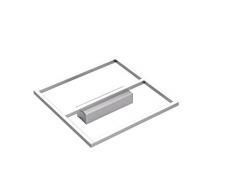 Paul Neuhaus Deckenleuchte, 1 x LED-Board / 19 W / 3000 K, Innenleuchte, IP20 , stahl 6629-55