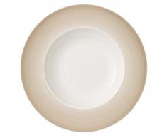 Villeroy & Boch Colourful Life Natural Cotton Pastateller, 30 cm, Premium Porzellan, WeiÃ/Beige