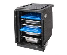Thermo Future Box Cateringbox, Frontlader, EPP (expandiertes Polypropylen), schwarz, innen 530 x 335 x 525 mm