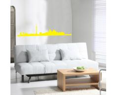 INDIGOS 4052166101530 Wandtattoo w516 Skyline Toronto Wandaufkleber 80 x 20 cm, gelb