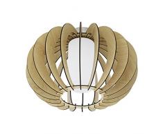 EGLO STELLATO 1 Hängeleuchte, Stahl, 60 W, nickel-matt