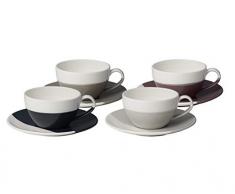 Royal Doulton 40035913 Coffee Studio Cappuccinotasse mit Untertasse, porzellan, gemischt